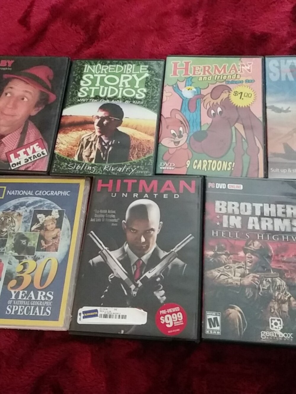 Lot 7 Hilby The Skinny German Juggle Boy DVD Comedy Kids Cartoons Skywars Blockb
